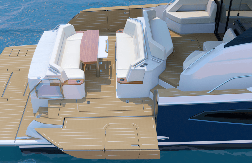 EX60 Aft Lounge Alfresco Lounge Module