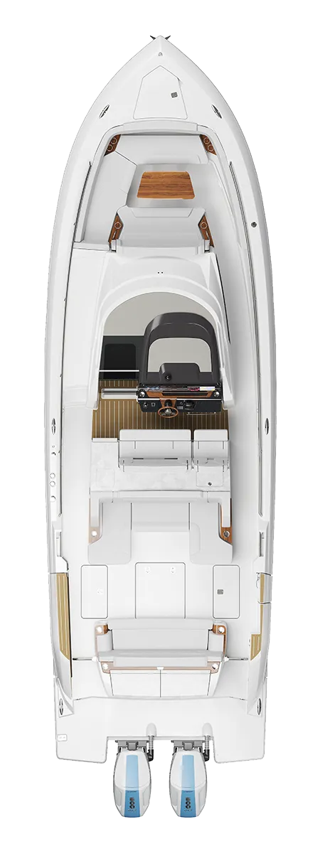 39 LS Exterior Plan View Without Hardtop - Vertical