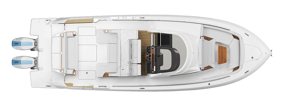 39 LS Exterior Plan View Without Hardtop - Horizontal