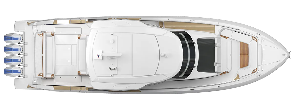 56 LS Exterior Plan View with Hardtop