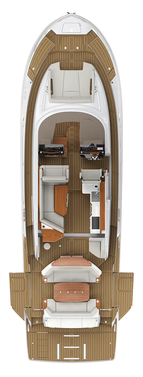 ALFRESCO BREAKFAST BAR MODULE AND AFT SEATING MODULE