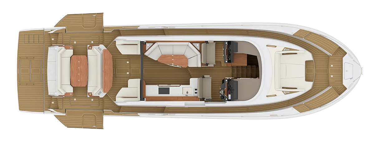 ALFRESCO BREAKFAST BAR MODULE AND AFT LOUNGE MODULE